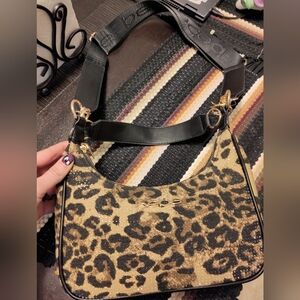 Bebe Leopard Print Women's Purse